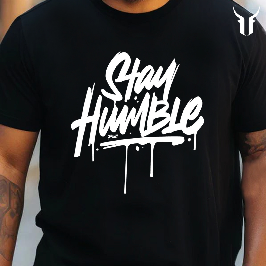 Men's Casual T-shirt: Stay Humble