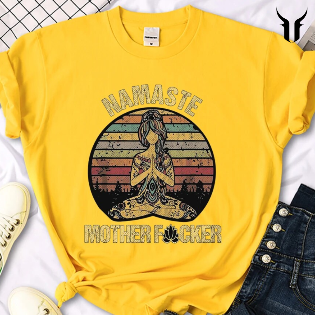 Vintage Women's T-Shirt: Namaste Mother F*cker