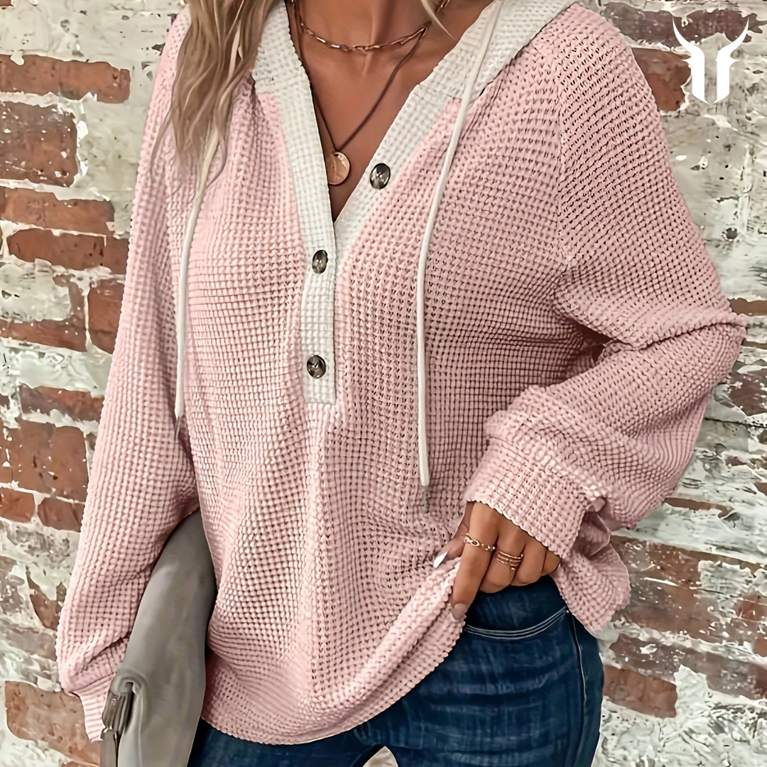 Women's All-Season Casual Hoodie Sweatshirt: Plain