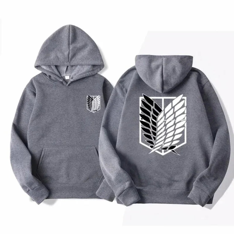 Men's Hoodie Sweatshirt: Attack on Titan