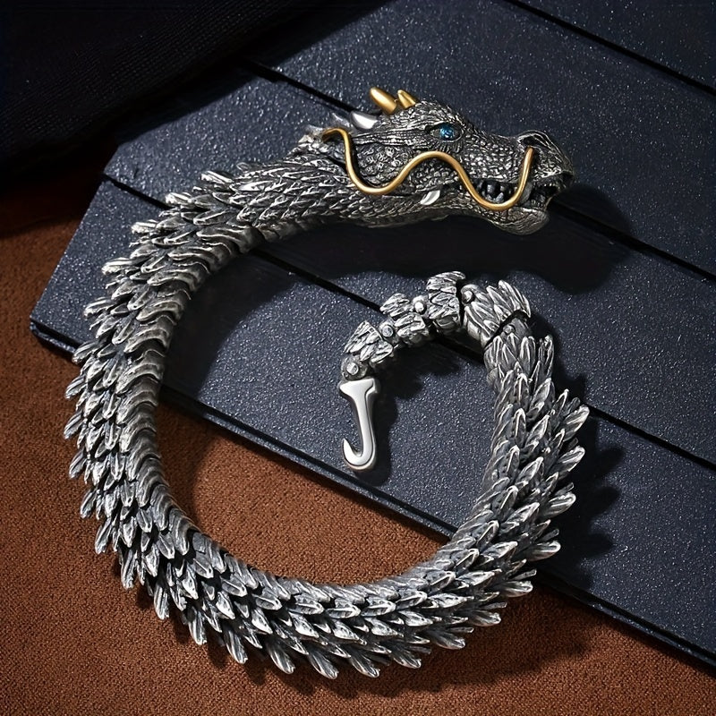 Men's Stylish Chinese Dragon Bracelet