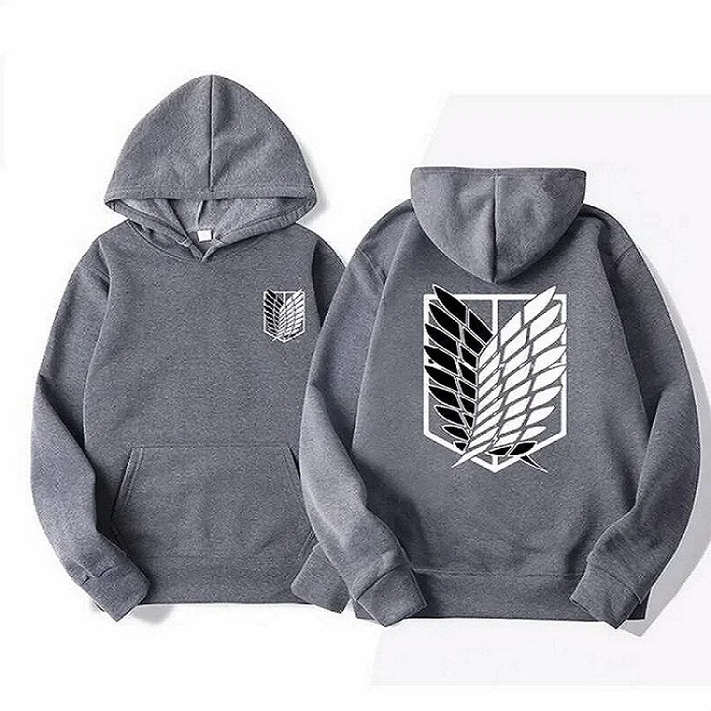 Men's Hoodie Sweatshirt: Attack on Titan