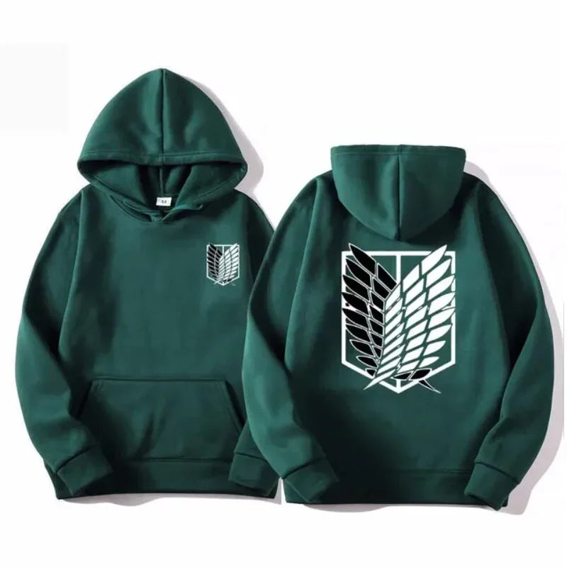 Men's Hoodie Sweatshirt: Attack on Titan