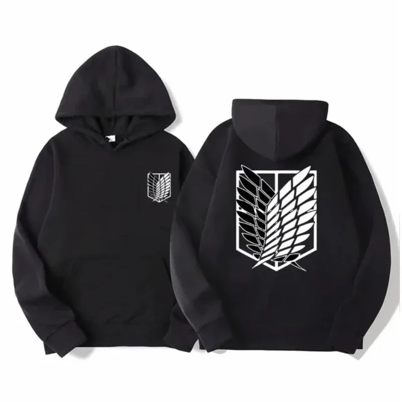 Men's Hoodie Sweatshirt: Attack on Titan